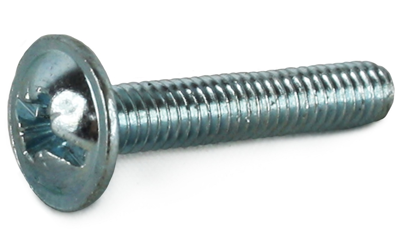 M4x10 Pozi Flange Head Machine Screws BZP