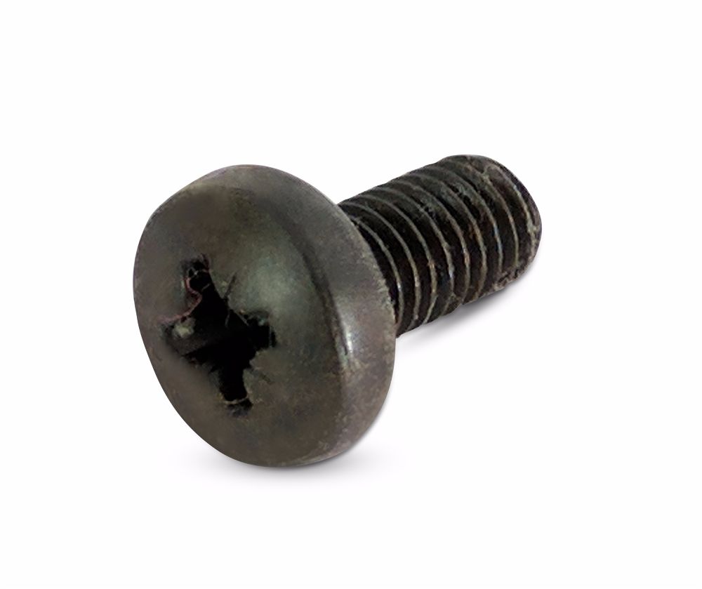 10-24 UNC x 1/2 Pozi Pan Machine Screw Black