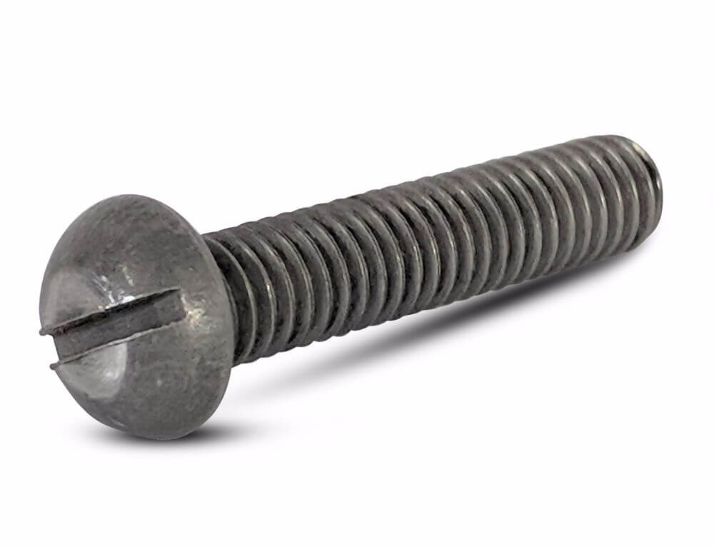 1/4 BSW x 1/2'' Slot Round Machine Screw SCOL