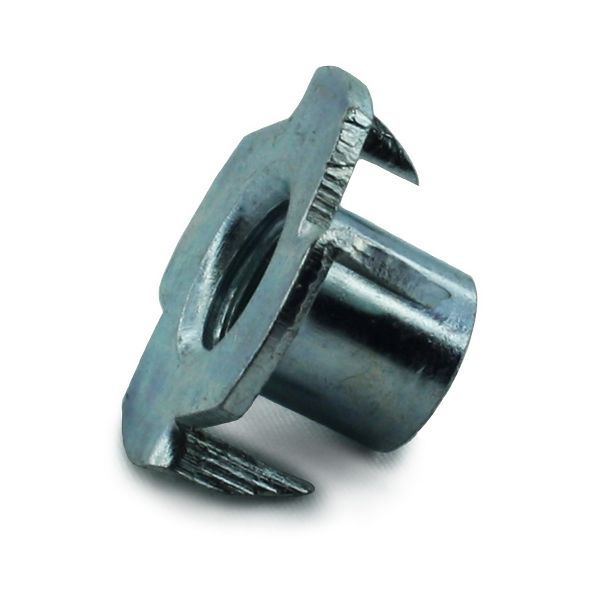 M8x11mm 4-Pronged T Nut BZP