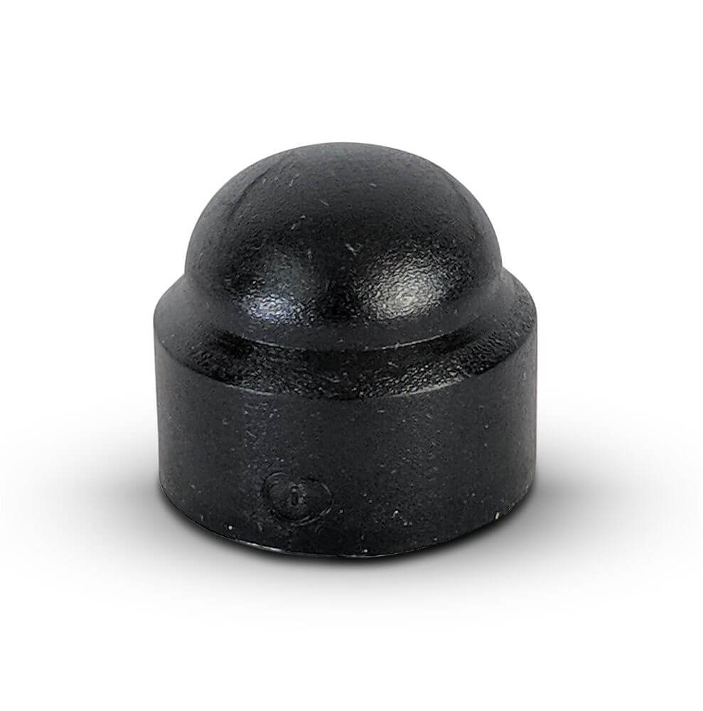 M6 Nylon 6.6 Nut Cover Black