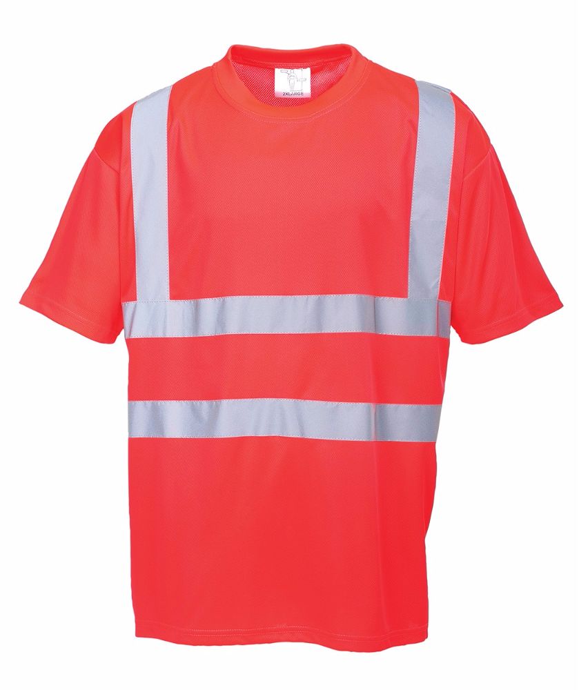 S478 Hi-Viz T-Shirt Red X-Large