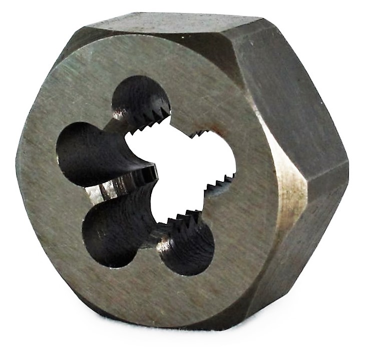 Ruko 1/4 in x 19 BSP Hexagon Die Nut DIN 382