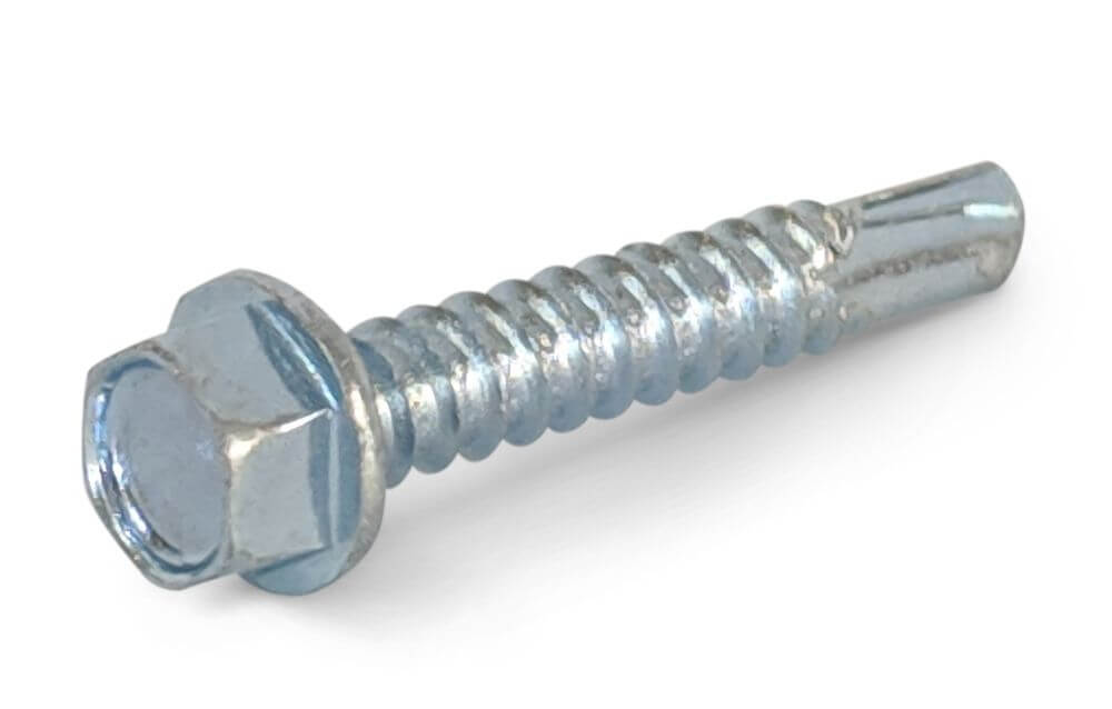 4.2x13mm Hex Head Self Drilling Tek Screw BZP