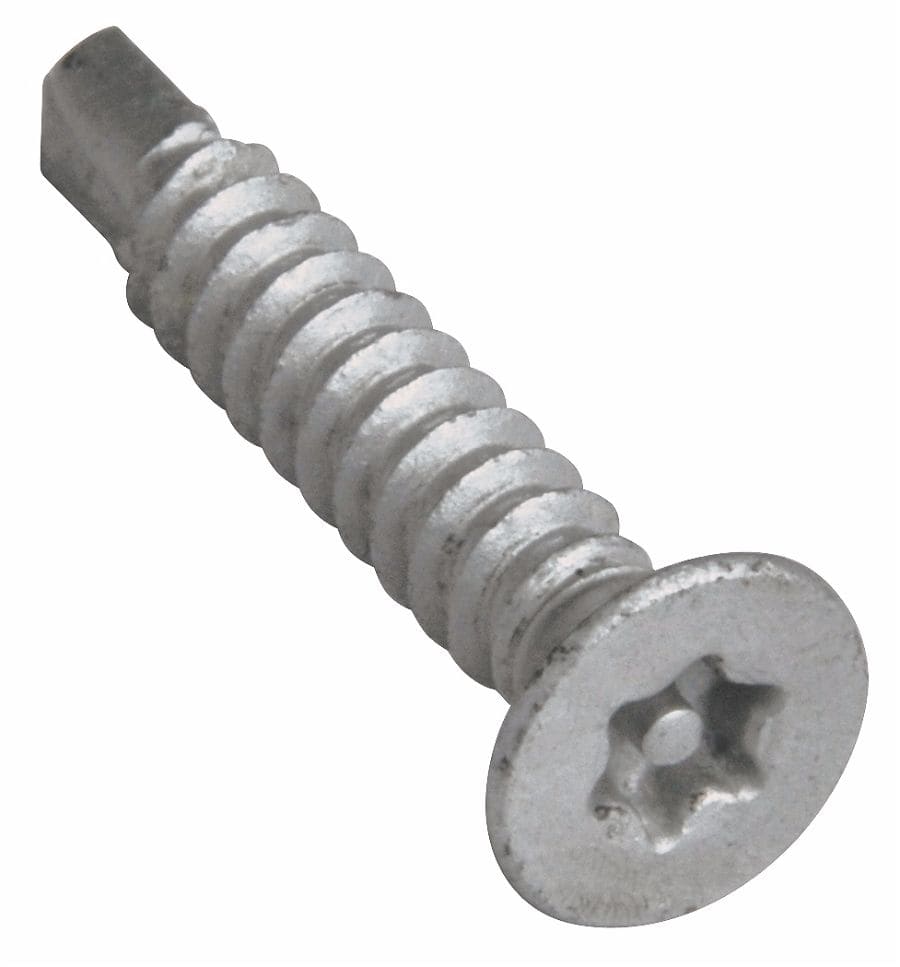 4.2x13mm T20 6-Lobe Pin Countersunk Tek Screw