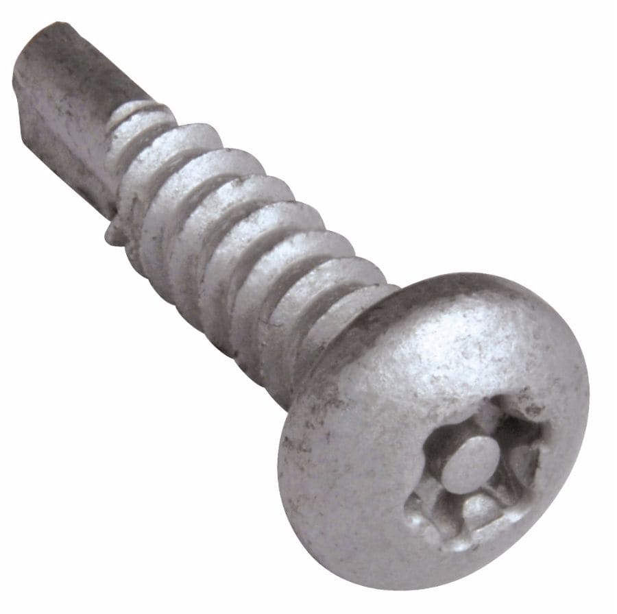 4.2x38mm T20 6-Lobe Pin Pan Head Tek Screw