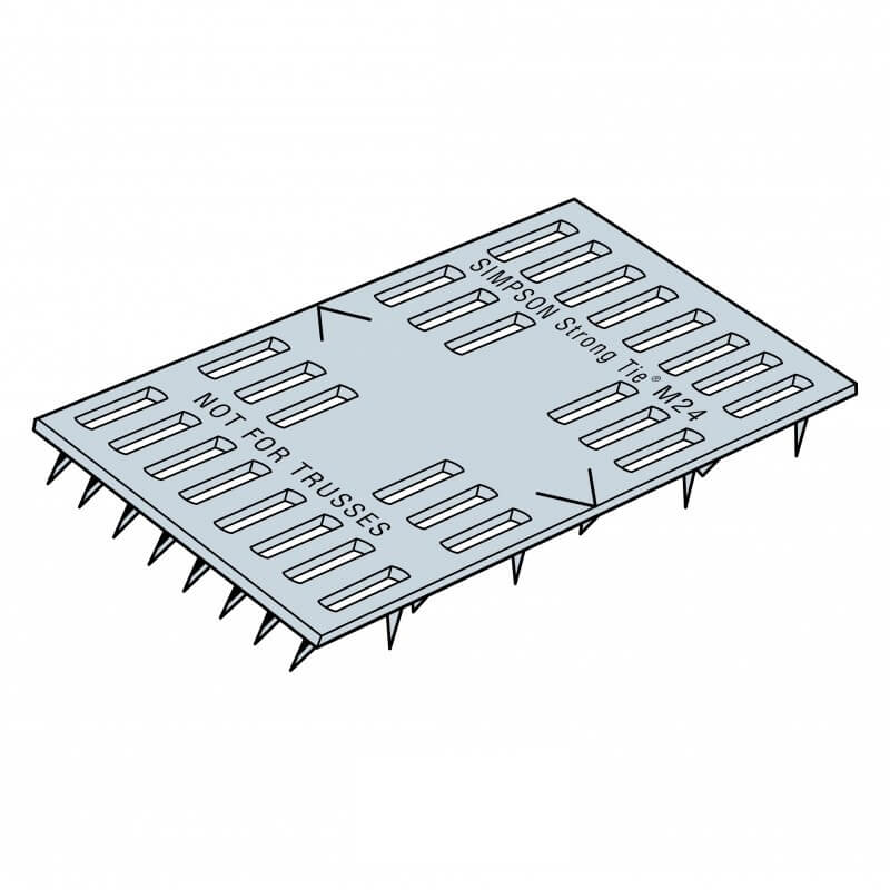 Simpson MP24 Mending Plate 51mm x 102mm