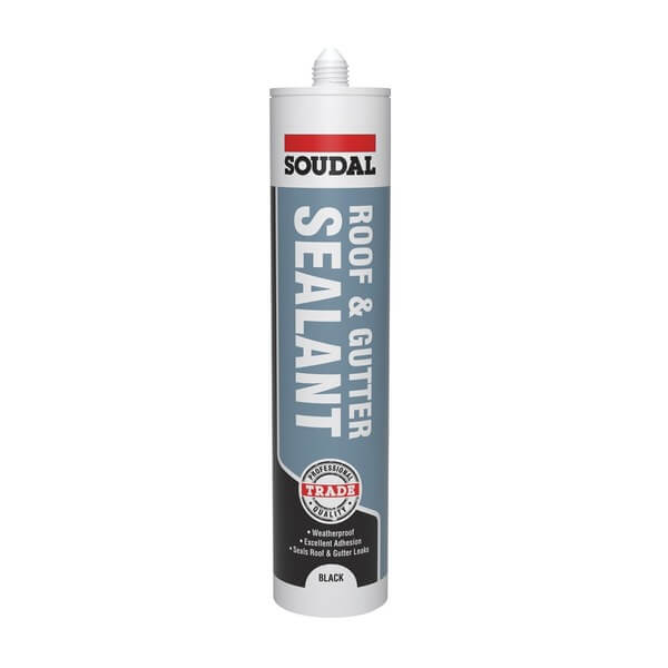 Soudal Bitumen Roof and Gutter Sealant 290ml