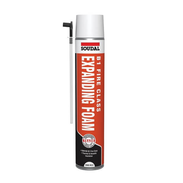 Soudal B1 Fire + Acoustic Hand Foam 750ml