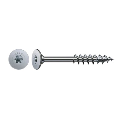 SPAX Nickel Cabinet Screws 4.0x34mm (200)