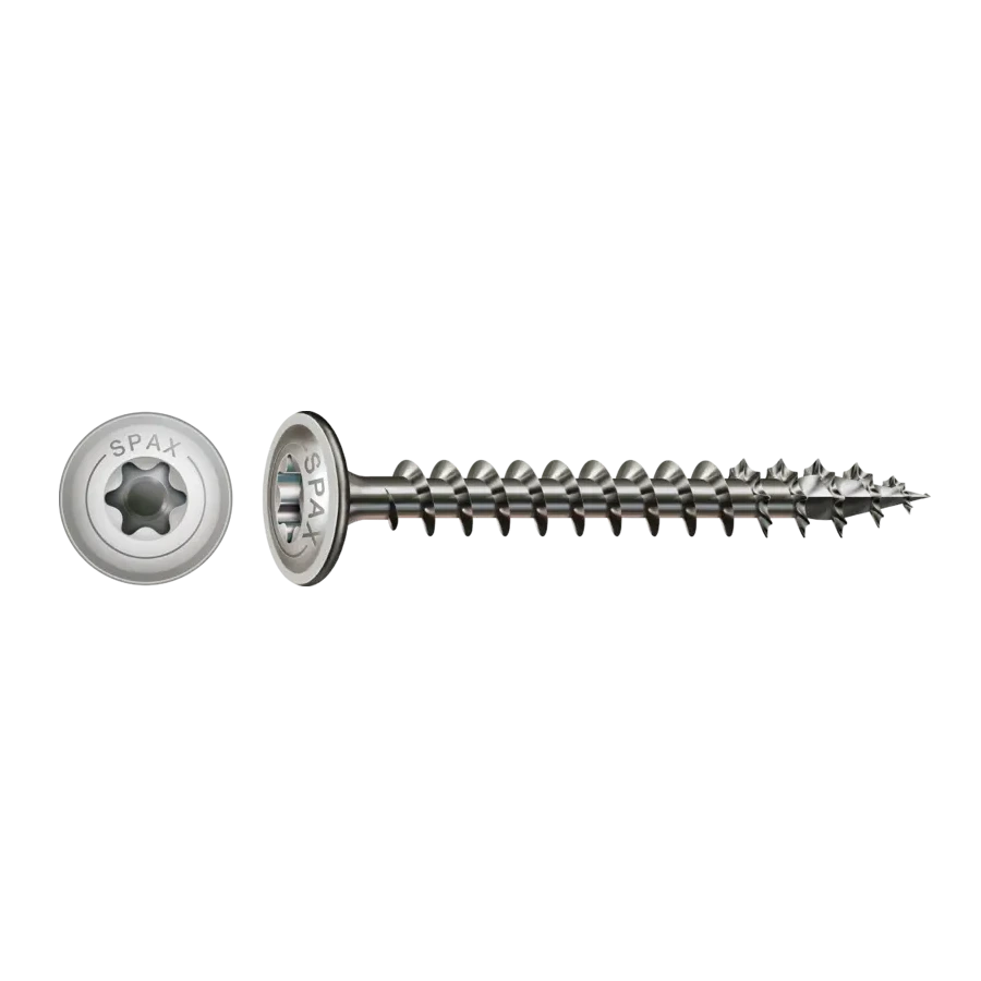 SPAX A2 SS Washer Head Screws 6.0x80mm (100)