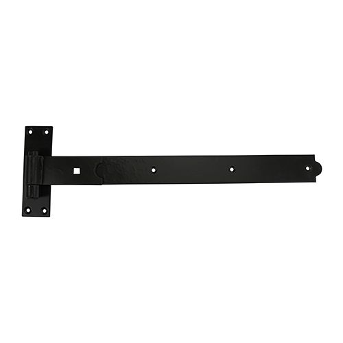 Taurus Straight H+B Hinges 400mm Black (Pair)