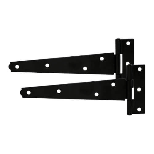 Taurus Light T Hinges (Pr) Black 150mm 6''