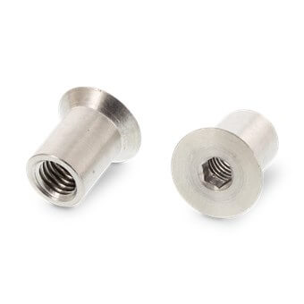 M3x7mm A1 SS Countersunk Socket Sleeve Nut