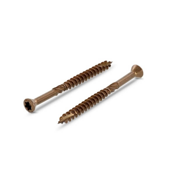 A4 SS *BRN* TX25 RSD CSK Deck Screws 5.0x50