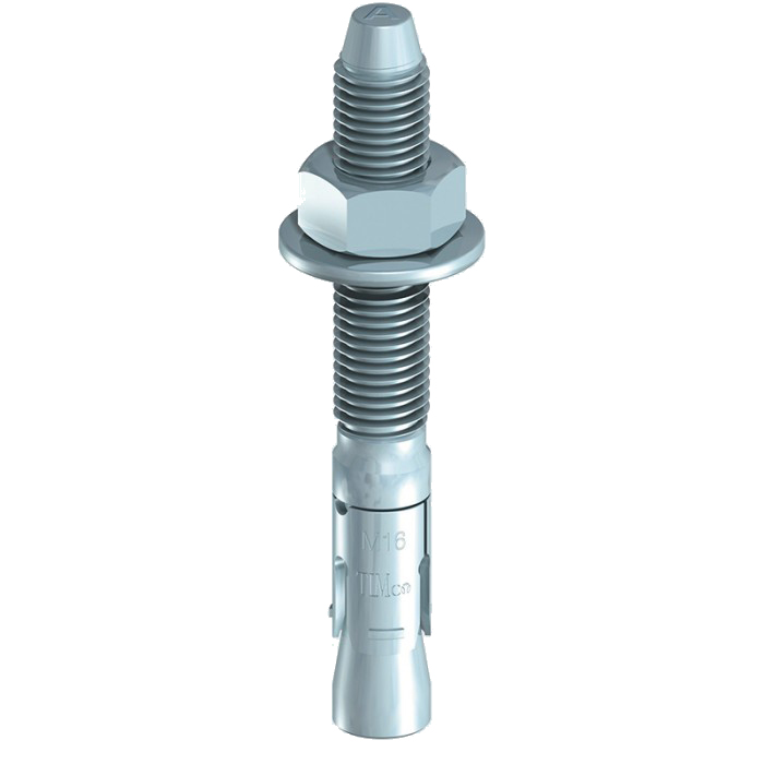 M8 x 130mm TIMco Through Bolts Zinc 08130TB