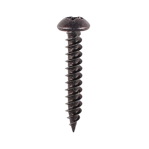 10g x 1'' Pozi Round Black Jap Wood Screws