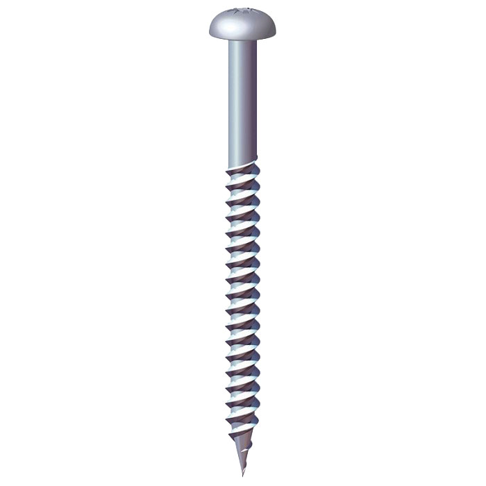 10g x 1 TIMco Pozi Round Wood Screw BZP