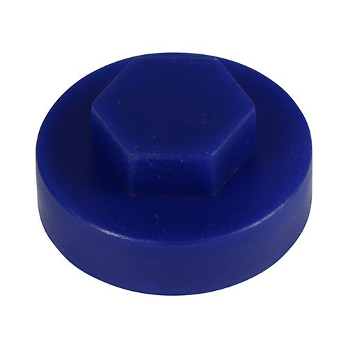 TIMco 16mm Dia Ultra Marine Push-On Cover Cap