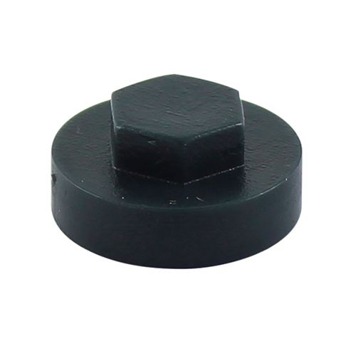 TIMco 16mm Dia Anthracite Push-On Cover Cap