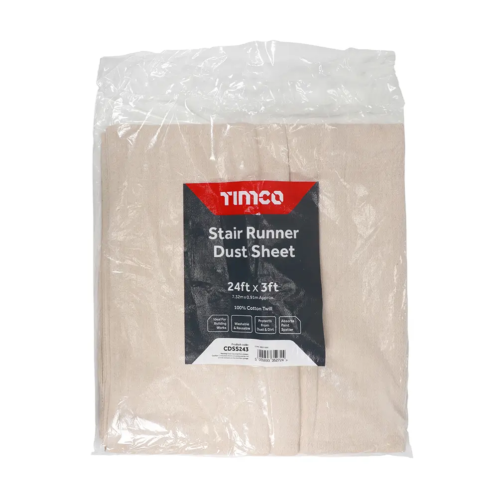 TIMco Stair Runner Dust Sheet 24x3'