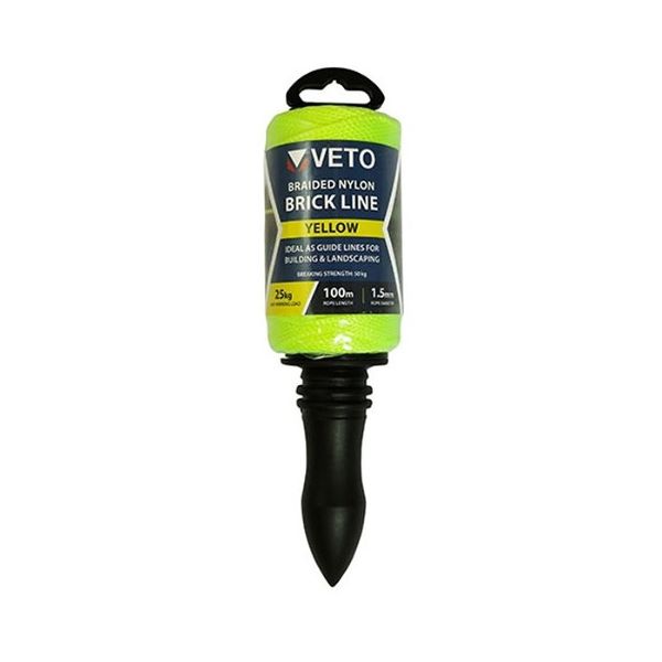 Veto Yellow Builders Line Winder 1.5mm x 100m