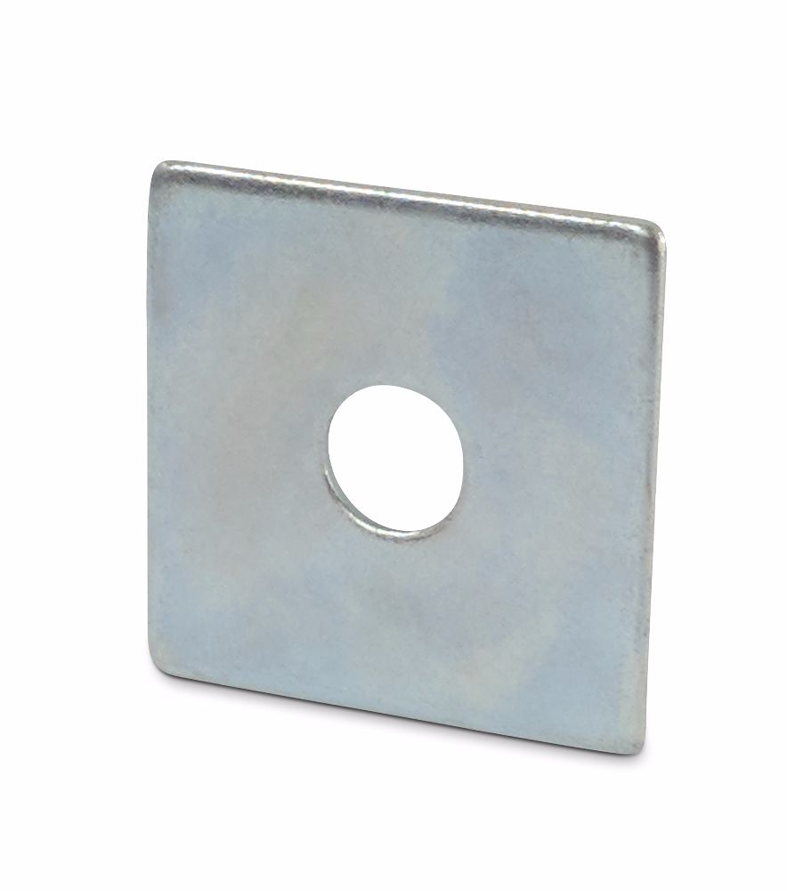 M20x50x3mm Square Plate Washers BZP