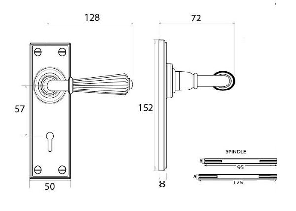 line drawing of from the anvil 45341