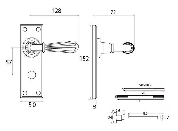 line drawing of from the anvil 45341