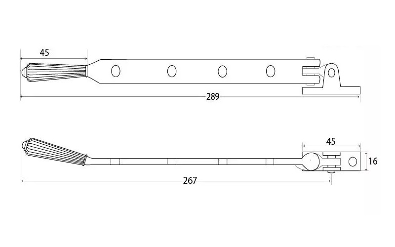 line drawing of from the anvil 45366