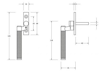 line drawing of from the anvil 46165