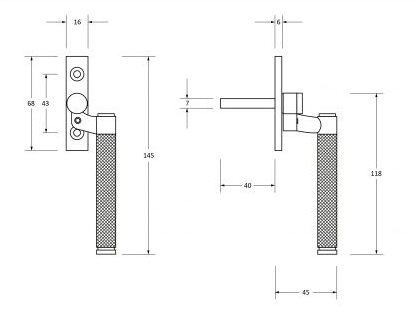 line drawing of from the anvil 46166