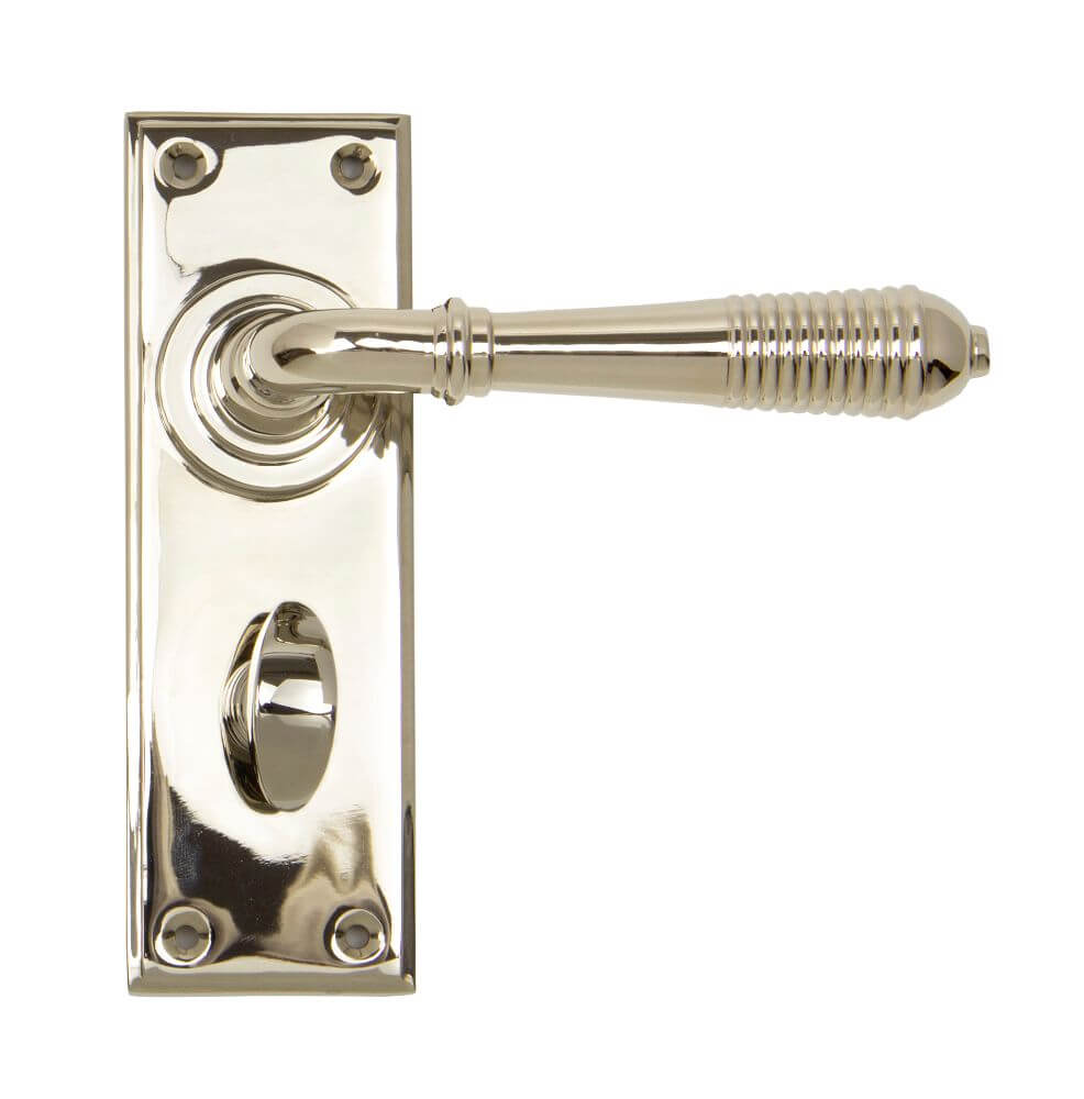 Anvil 33326 Pol. Nickel Reeded Lever Bathroom