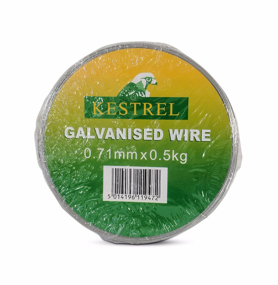 Kestrel Galvanised Wire 0.71mm x 0.5Kg - 161M