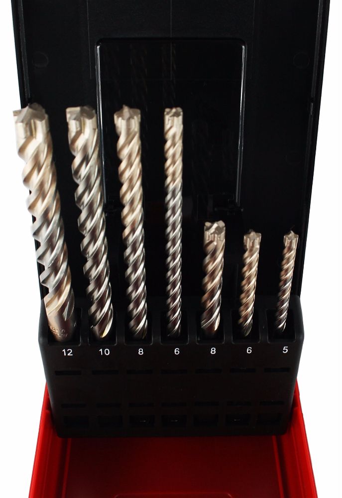 Milwaukee 7pc MX4 SDS+ Drill Bit Set